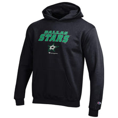 NHL Dallas Stars Champion Youth Eco Powerblend Pullover Hoodie - Black