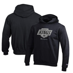 NHL Los Angeles Kings Champion Youth Eco Powerblend Pullover Hoodie - Black