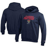 NHL Florida Panthers Champion Youth Eco Powerblend Pullover Hoodie - Navy