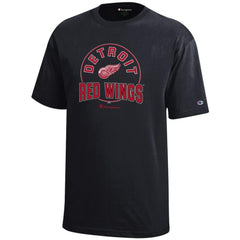 NHL Detroit Red Wings Champion Youth Jersey T-Shirt - Black