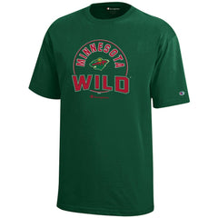 NHL Minnesota Wild Champion Youth Jersey T-Shirt - Hunter Green