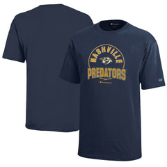 NHL Nashville Predators Champion Youth Jersey T-Shirt - Navy