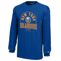 NHL New York Islanders Champion Youth Long-Sleeve Jersey T-Shirt - Royal