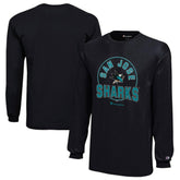NHL San Jose Sharks Champion Youth Long-Sleeve Jersey T-Shirt - Black