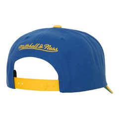 Golden State Warriors Soul XL Logo Pro Crown Snapback Hat Royal/Gold