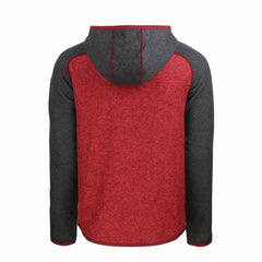 Houston Texans Cutter & Buck Americana Mainsail Full-Zip Hooded Jacket Heather Red/Heather Charcoal