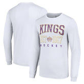 NHL Los Angeles Kings Starter Retro Graphic Long Sleeve Crew T-Shirt - White