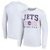 NHL Winnipeg Jets Starter Retro Graphic Long Sleeve Crew T-Shirt - White