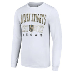 NHL Vegas Golden Knights Starter Logo Graphic Long Sleeve T-Shirt - White
