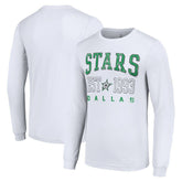 NHL Dallas Stars Starter Logo Graphic Long Sleeve T-Shirt - White