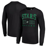 NHL Dallas Stars Starter Logo Graphic Long Sleeve T-Shirt - Black