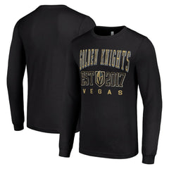 NHL Vegas Golden Knights Starter Logo Graphic Long Sleeve T-Shirt - Black