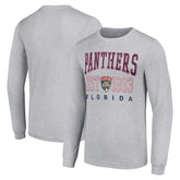 NHL Florida Panthers Starter Logo Graphic Long Sleeve T-Shirt - Heather Gray