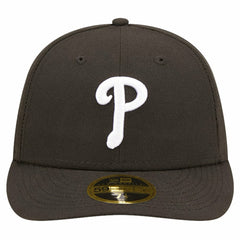 Philadelphia Phillies New Era Low Profile 59FIFTY Fitted Hat - Black Hats