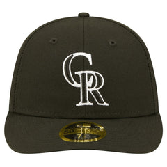 Colorado Rockies New Era Low Profile 59FIFTY Fitted Hat - Black Hats