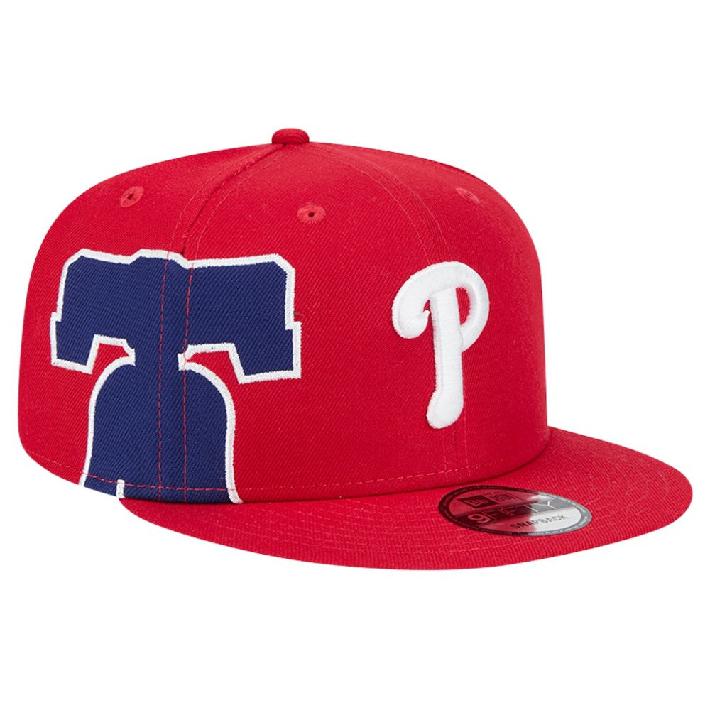 Philadelphia Phillies New Era Logo Strike 9FIFTY Snapback Hat - Red Hats