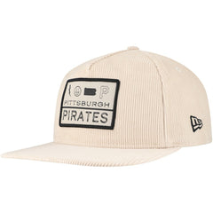 Pittsburgh Pirates New Era Summer Essential Golfer Snapback Hat - Khaki Hats