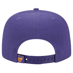 Phoenix Suns Oversized Puff Print Logo Golfer Snapback Hat Purple