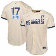 MLB Shohei Ohtani Los Angeles Dodgers Nike Youth 2024 City Connect Limited Player Jersey - Cream