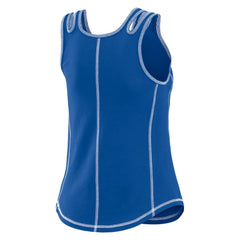 Chicago Cubs WEAR by Erin Andrews Women's Contrast Stitch Tank Top - Royal Tanks