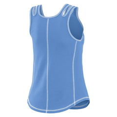 Tampa Bay Rays WEAR by Erin Andrews Women's Contrast Stitch Tank Top - Light Blue Tanks