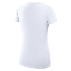 Golden State Warriors G-III 4Her by Carl Banks Women's Super-Slim Fit Lightweight Large City Logo V-Neck T-Shirt White