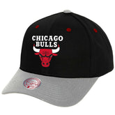 Chicago Bulls Pro Crown Adjustable Hat Black/Gray