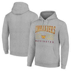 Washington Commanders Starter Unisex Throwback Logo Pullover Hoodie Heather Gray
