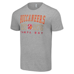 Tampa Bay Buccaneers Starter Throwback Logo T-Shirt Heather Gray
