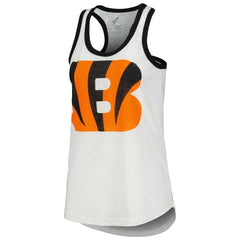Cincinnati Bengals G-III 4Her by Carl Banks Women's Tater Racerback Tank Top White