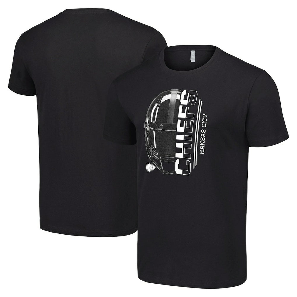 Kansas City Chiefs Starter Half Helmet Logo T-Shirt Black