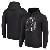 Atlanta Falcons Starter Unisex Half Helmet Logo Pullover Hoodie Black