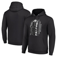 Atlanta Falcons Starter Unisex Half Helmet Logo Pullover Hoodie Black