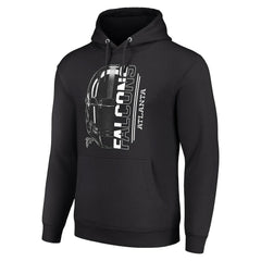 Atlanta Falcons Starter Unisex Half Helmet Logo Pullover Hoodie Black