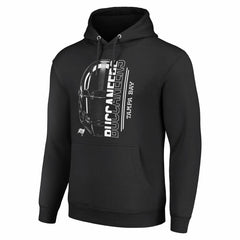 Tampa Bay Buccaneers Starter Unisex Half Helmet Logo Pullover Hoodie Black