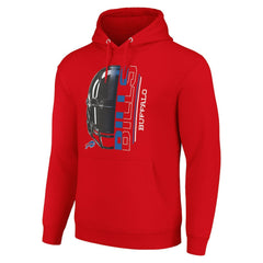 Buffalo Bills Starter Unisex Half Helmet Logo Pullover Hoodie Red