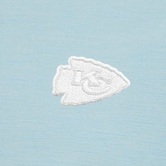 Kansas City Chiefs Antigua Bright Quarter-Zip Pullover Top Powder Blue