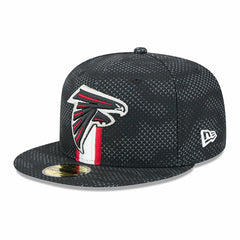 Atlanta Falcons New Era 2024 Sideline 59FIFTY Fitted Hat Black