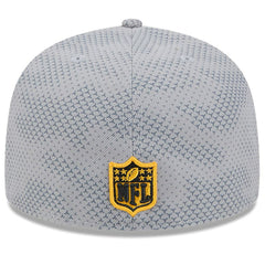 Pittsburgh Steelers New Era 2024 Sideline 59FIFTY Fitted Hat Gray