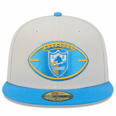 Los Angeles Chargers New Era 2024 Sideline Historic 59FIFTY Fitted Hat Stone/Powder Blue
