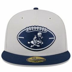 Dallas Cowboys New Era 2024 Sideline Historic 59FIFTY Fitted Hat Stone/Navy