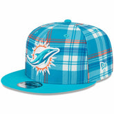 Miami Dolphins New Era 2024 Sideline Statement 9FIFTY Snapback Hat Aqua