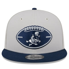 Dallas Cowboys New Era 2024 Sideline Historic 9FIFTY Snapback Hat Stone/Navy