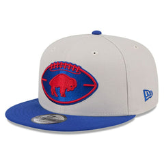 Buffalo Bills New Era 2024 Sideline Historic 9FIFTY Snapback Hat Stone/Royal