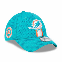Miami Dolphins New Era 2024 Sideline 39THIRTY Flex Hat Aqua