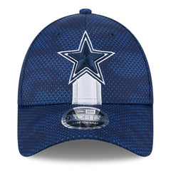 Dallas Cowboys New Era 2024 Sideline 9FORTY Stretch-Snap Hat Navy