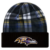 Baltimore Ravens New Era Sideline Statement Cuffed Knit Hat Black