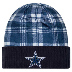 Dallas Cowboys New Era Sideline Statement Cuffed Knit Hat Navy