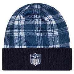 Dallas Cowboys New Era Sideline Statement Cuffed Knit Hat Navy