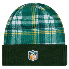 Green Bay Packers New Era Sideline Statement Cuffed Knit Hat Green